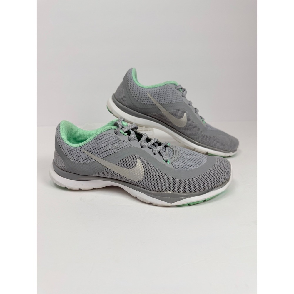 Nike Flex TR 6‎ Womens Training Shoes Grey Mint Green 831217-008 Size 5.5